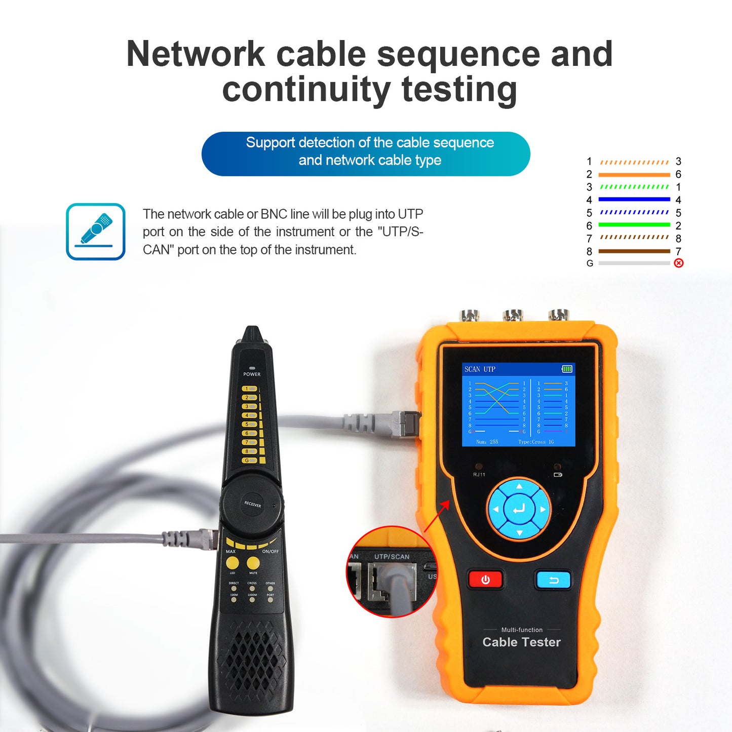 WANLUTECH cable tester wire tracker
