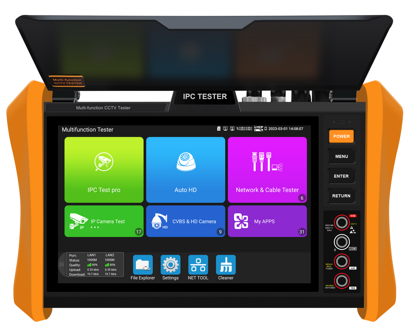 WANLUTECH CCTV Tester Essential Tool for Surveillance Camera Cable Network Testing H12-MOVTADHSEFG