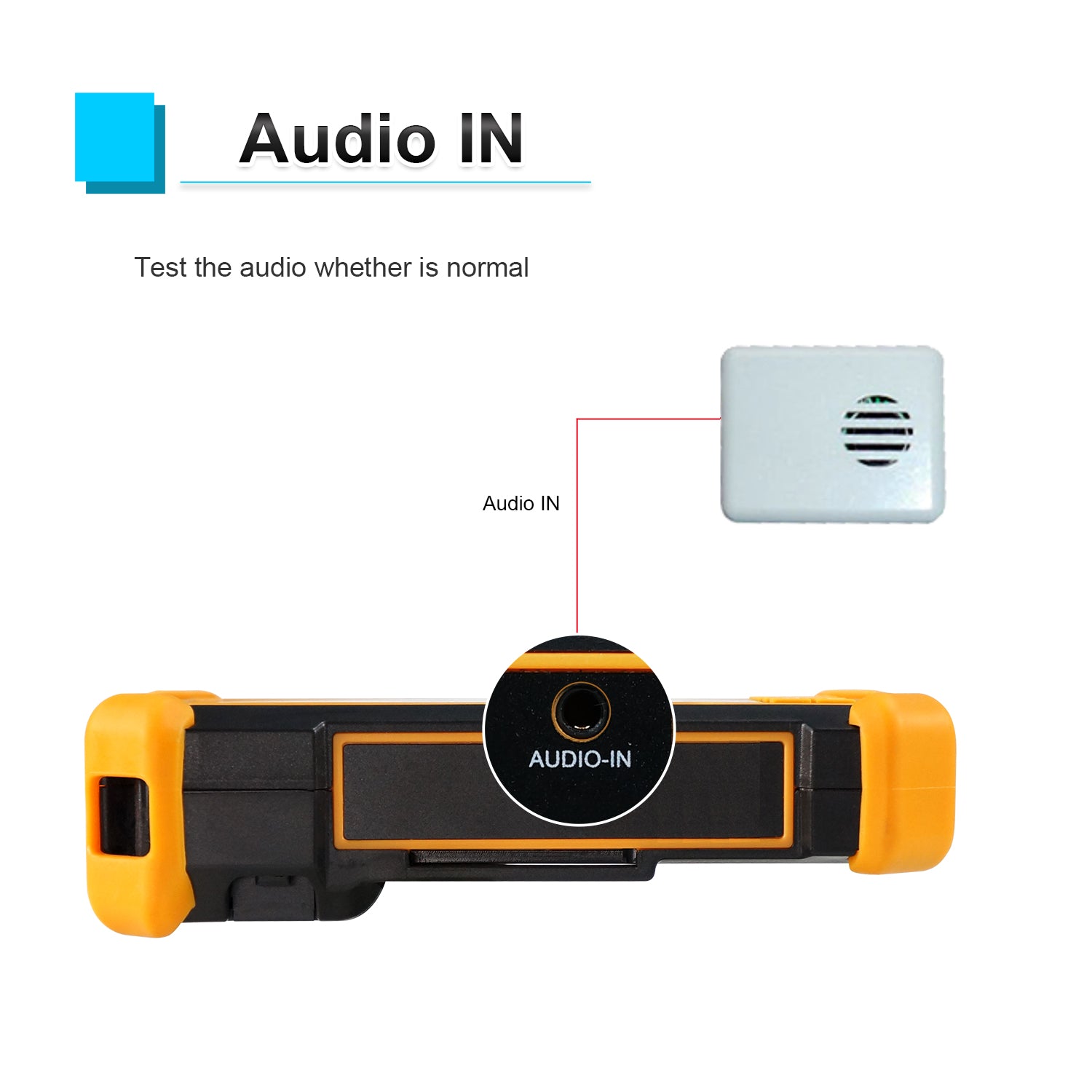 WANLUTECH CCTV Tester Essential Tool for Surveillance Camera Cable Network Testing
