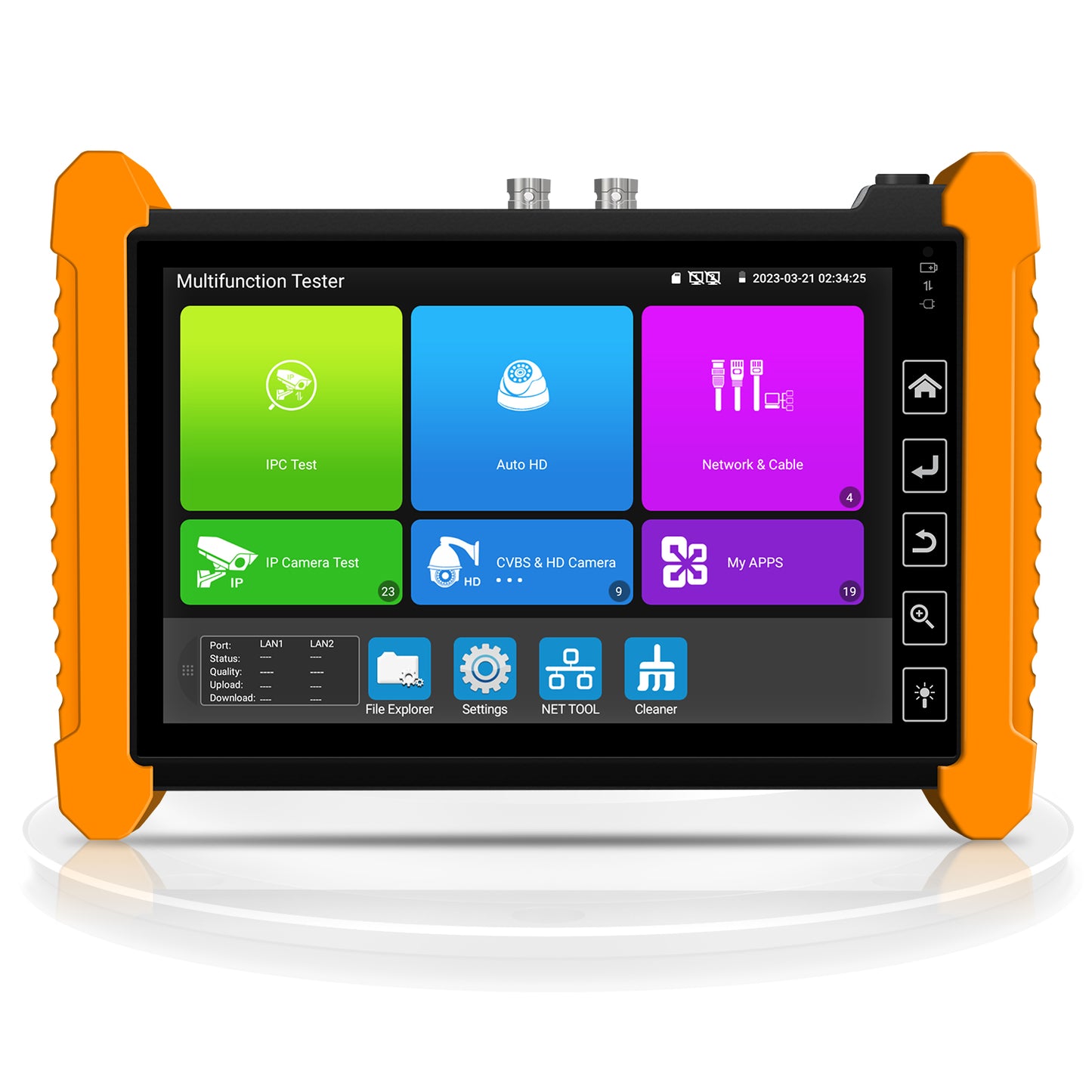 WANLUTECH CCTV Tester Essential Tool for Surveillance Camera Cable Network Testing IPC-7600ADHS-Plus