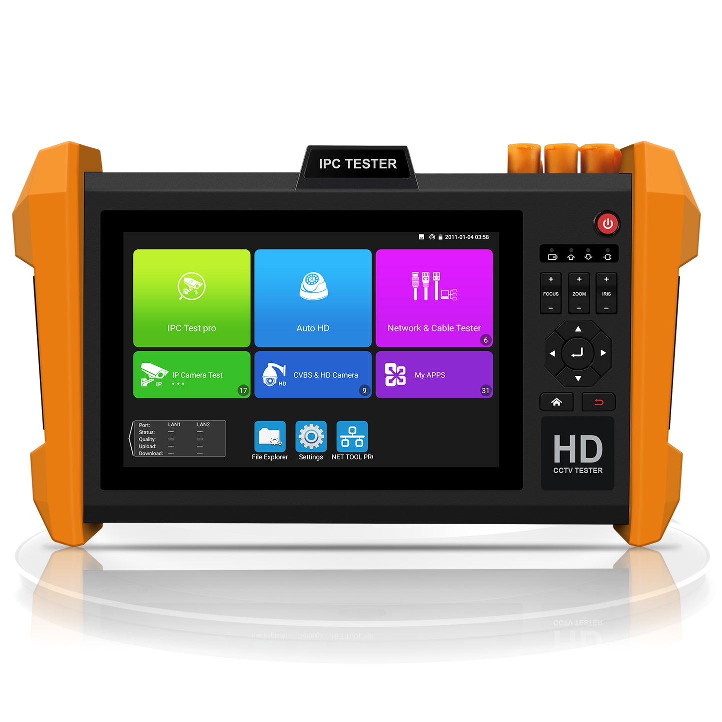 WANLUTECH CCTV Tester Essential Tool for Surveillance Camera Cable Network Testing K15-ADHS