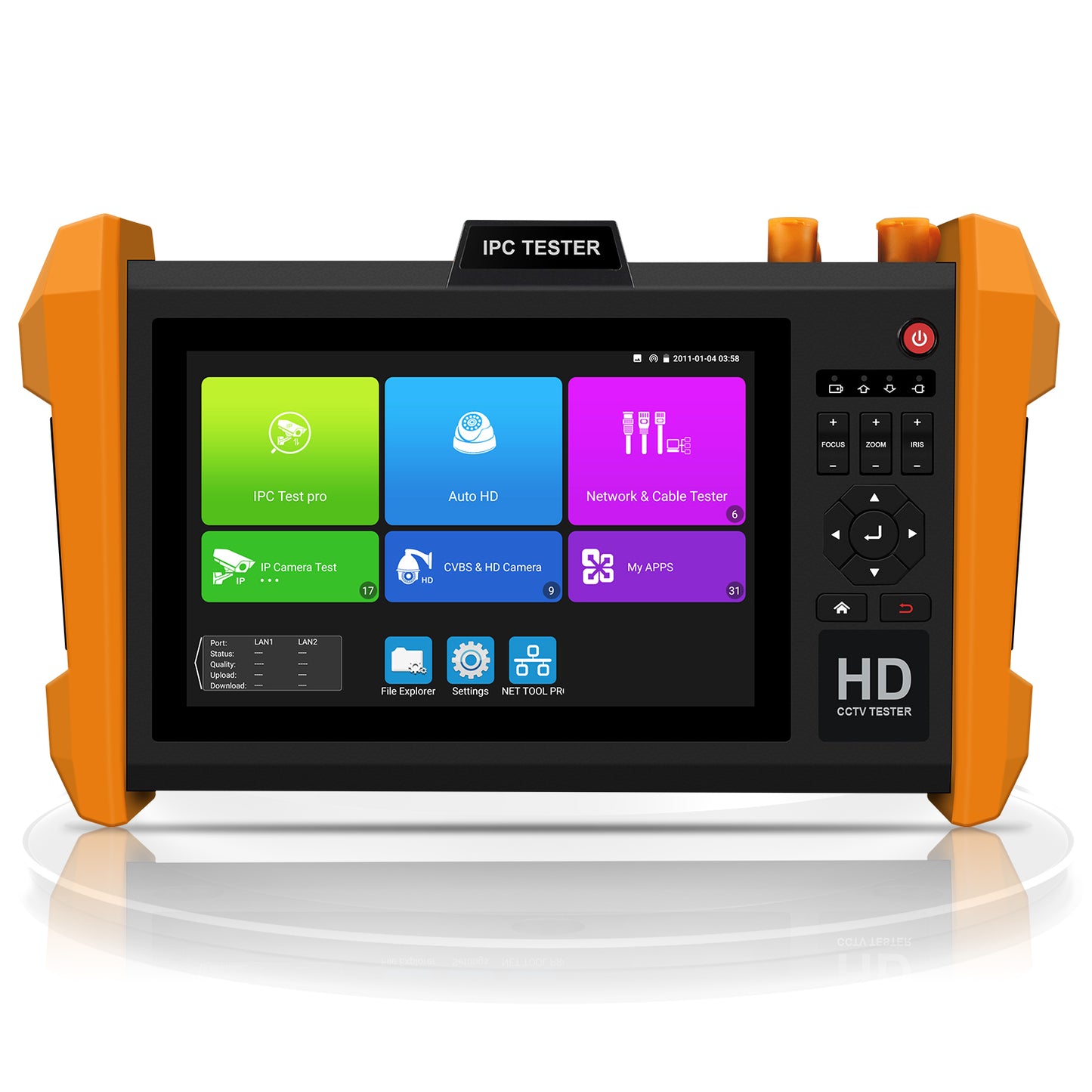 WANLUTECH CCTV Tester Essential Tool for Surveillance Camera Cable Network Testing K15-ADH