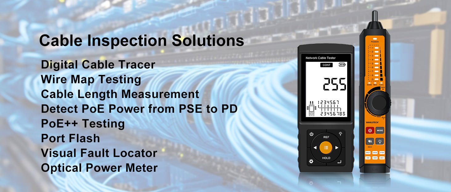WANLUTECH rechargeable cable tester wire tracer