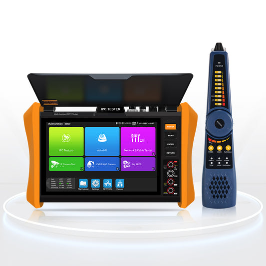 WANLUTECH CCTV Tester Essential Tool for Surveillance Camera Cable Network Testing H12-MOVTADHSEF