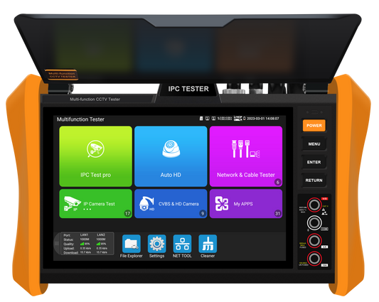 WANLUTECH CCTV Tester Essential Tool for Surveillance Camera Cable Network Testing H12-MOVTADHSEFG
