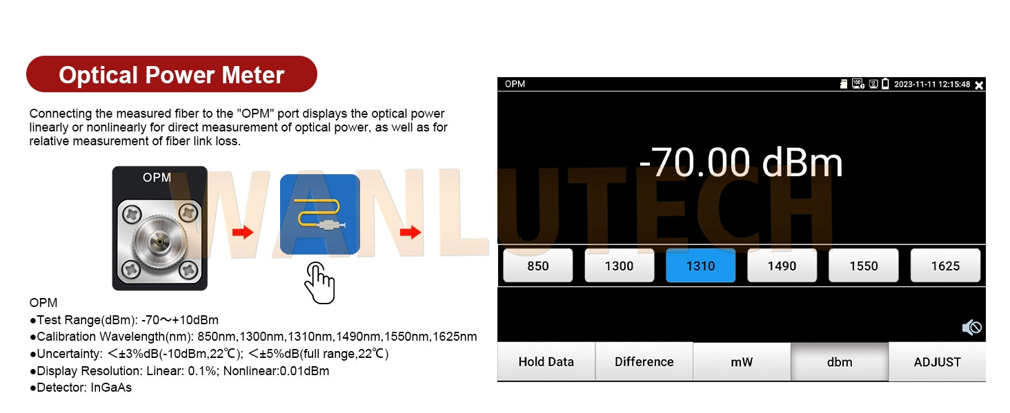 WANLUTECH CCTV Tester Essential Tool for Surveillance Camera Cable Network Testing H20-MOVTADHSEF