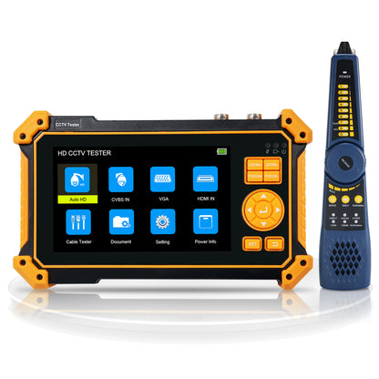 WANLUTECH CCTV Tester Essential Tool for Surveillance Camera Cable Network Testing HD-3200C