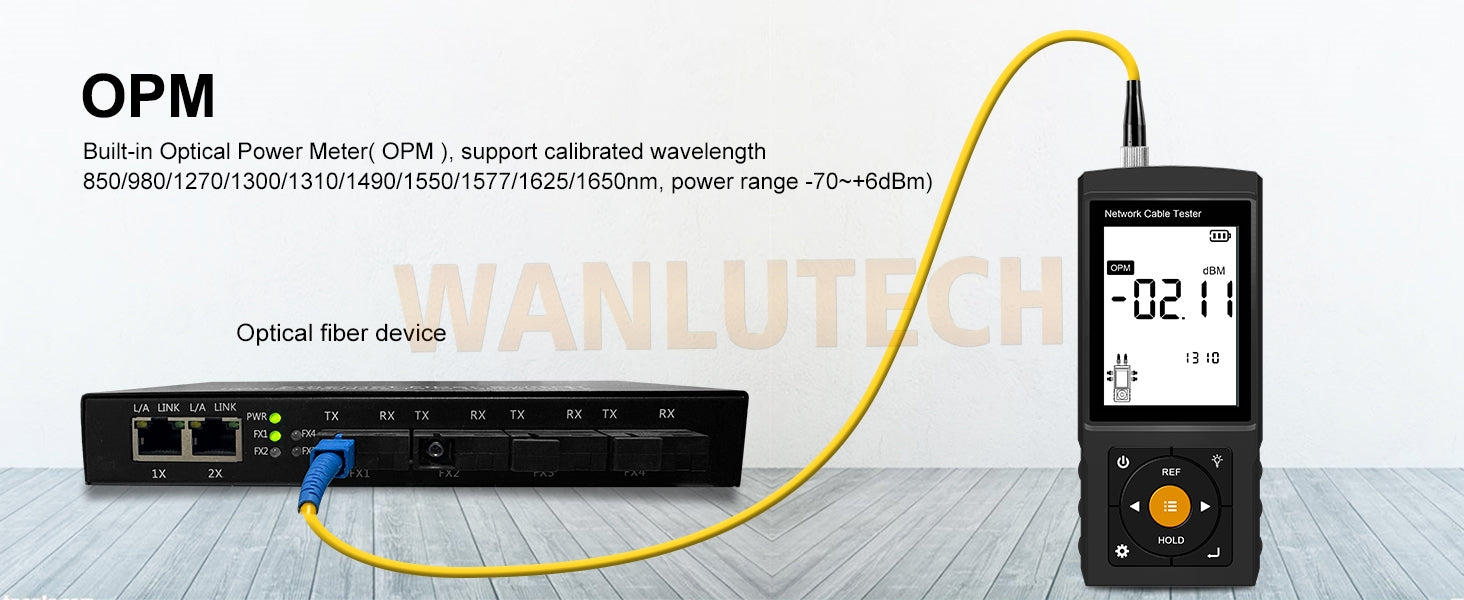 Network Tone Generator and Probe Kit with Cable Testing Capabilities like Wiremap, Length, PoE LT-300S