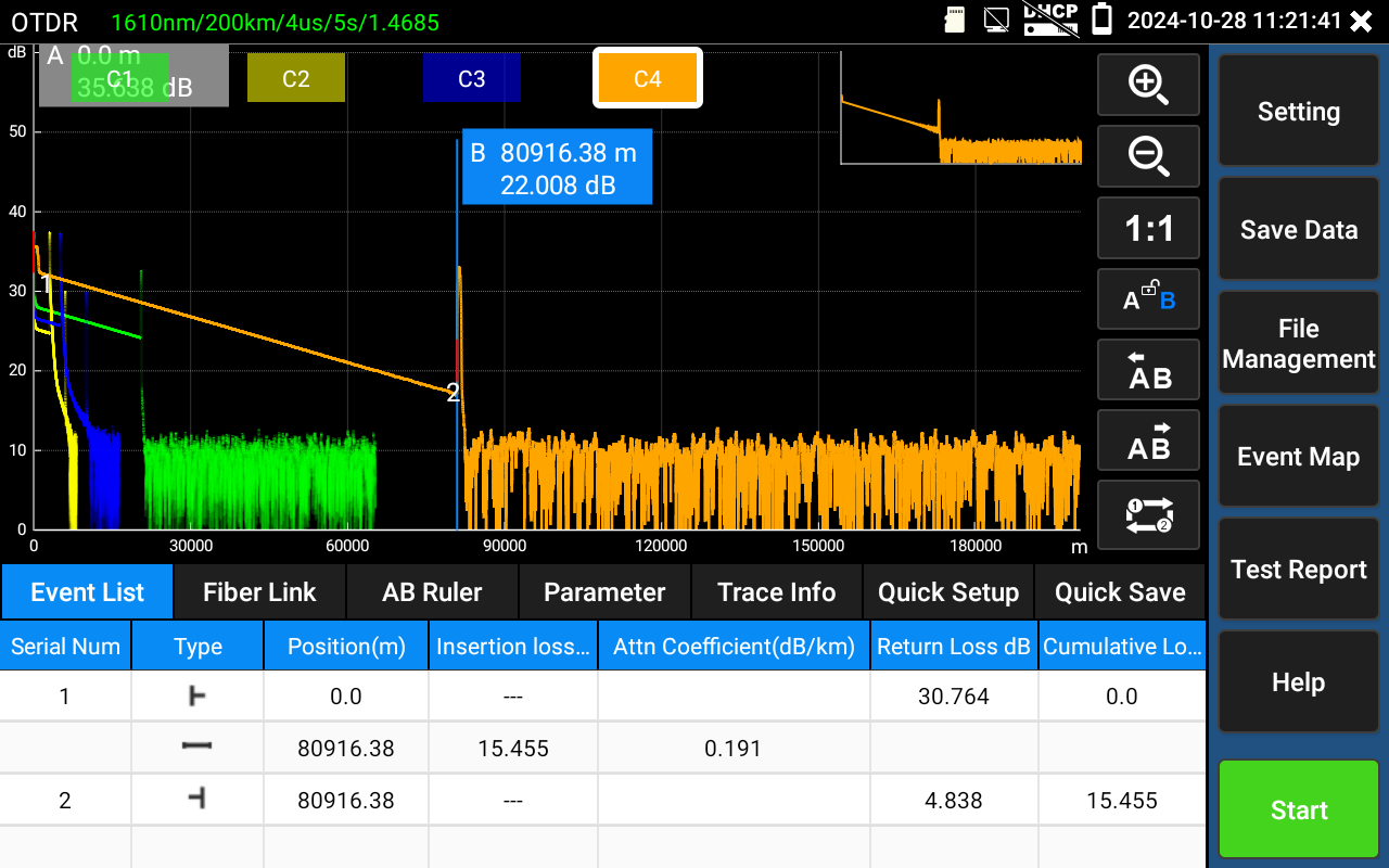 Cargar video: WANLUTECH OTDR Tester Essential Tool for  Fiber Optic Cable Network Testing 